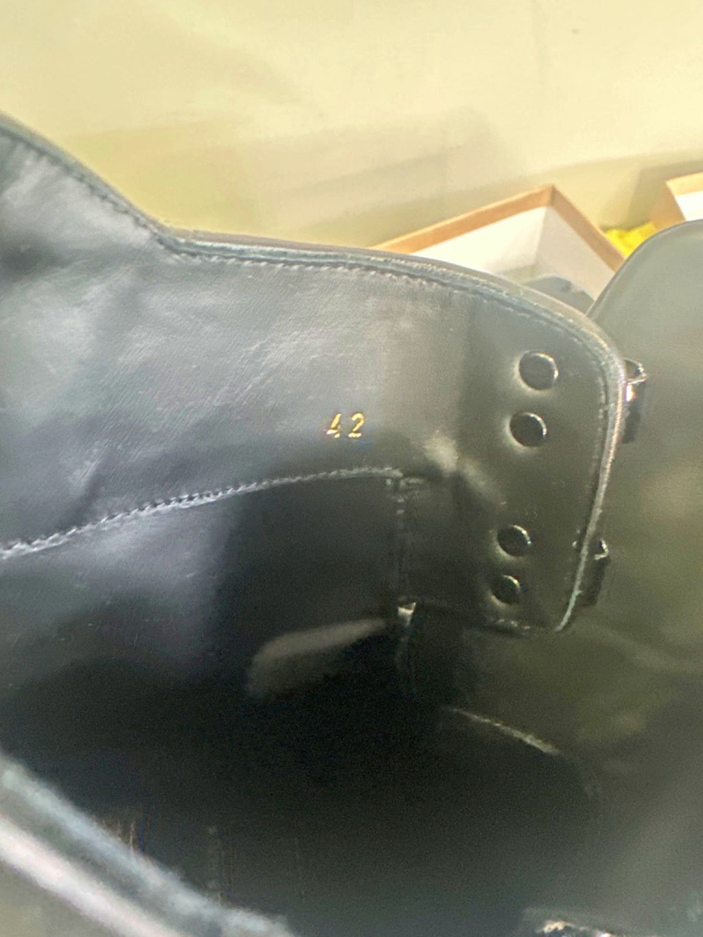 Christian Louboutin Black Macadamia Flat Boots EU 42 UK 8