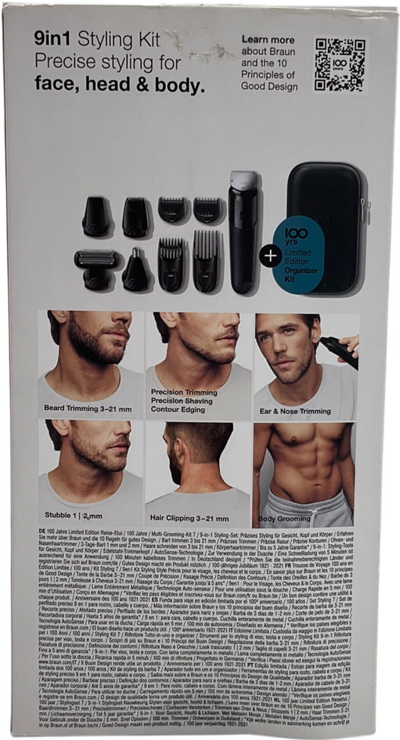 BRAUN All-in-one Trimmer Mbmgk7, 9-in-1 Max Limited Edition