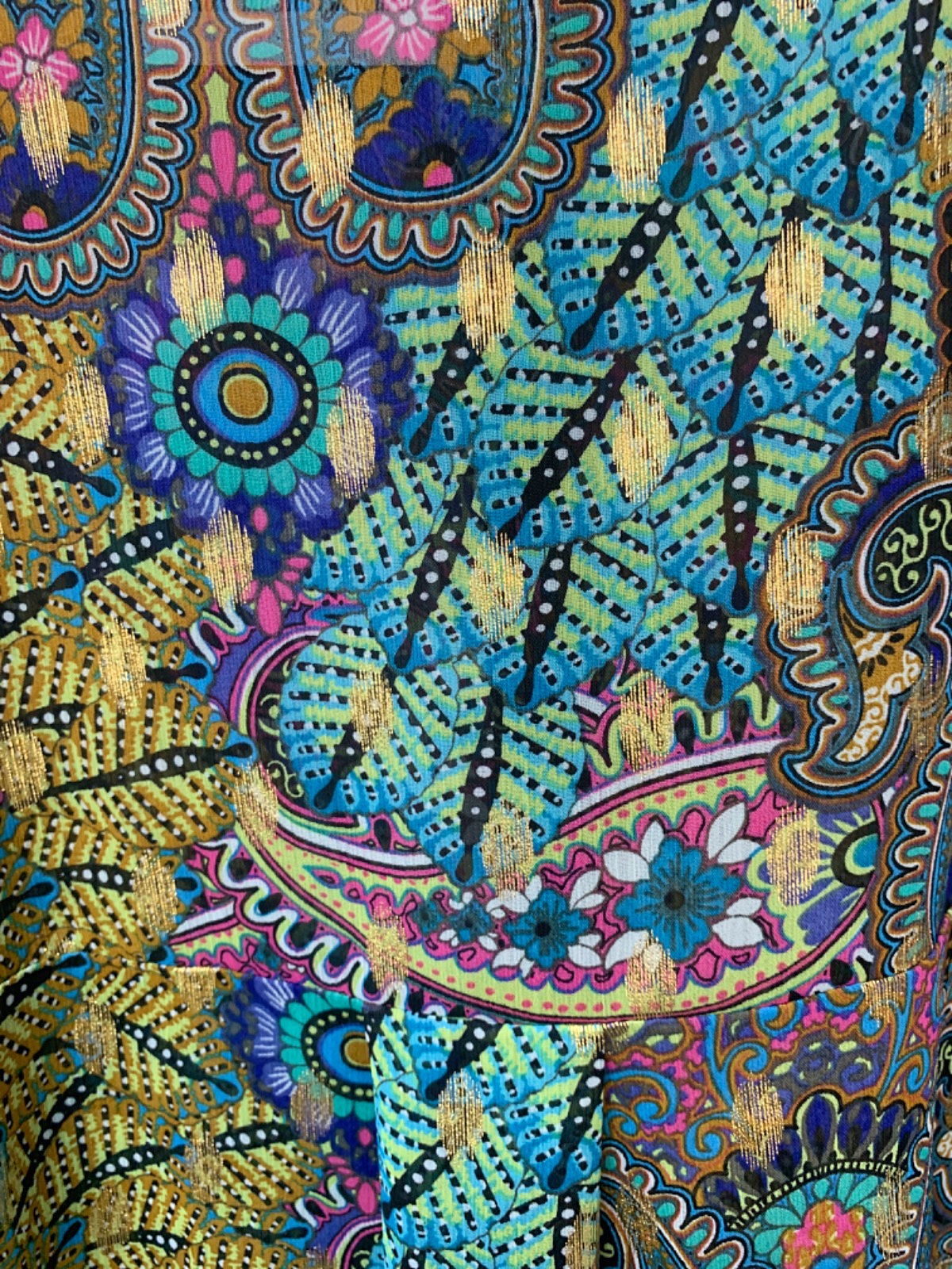 Twister Multicolour Paisley Tunic Dress UK XXL