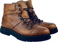 GOODWIN SMITH Tan Brown Luxury Italian Leather Lace Up Boots UK 10 EU 44 👞