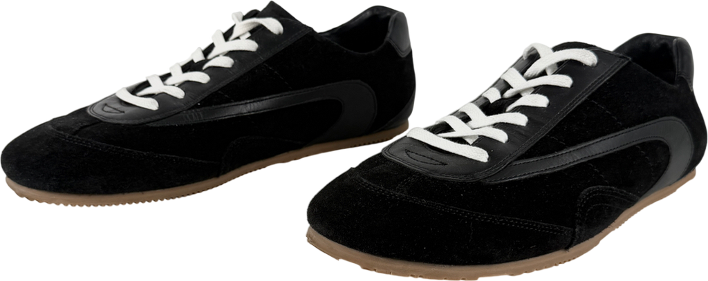 COS Black Minimal Suede Trainers UK 6 EU 39 👠