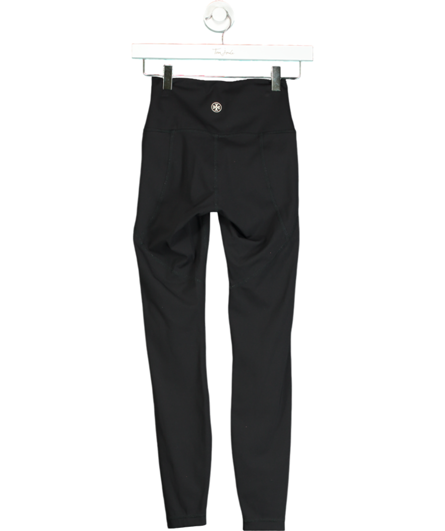 Tory Burch Black Weightless Chevron Legging UK XS