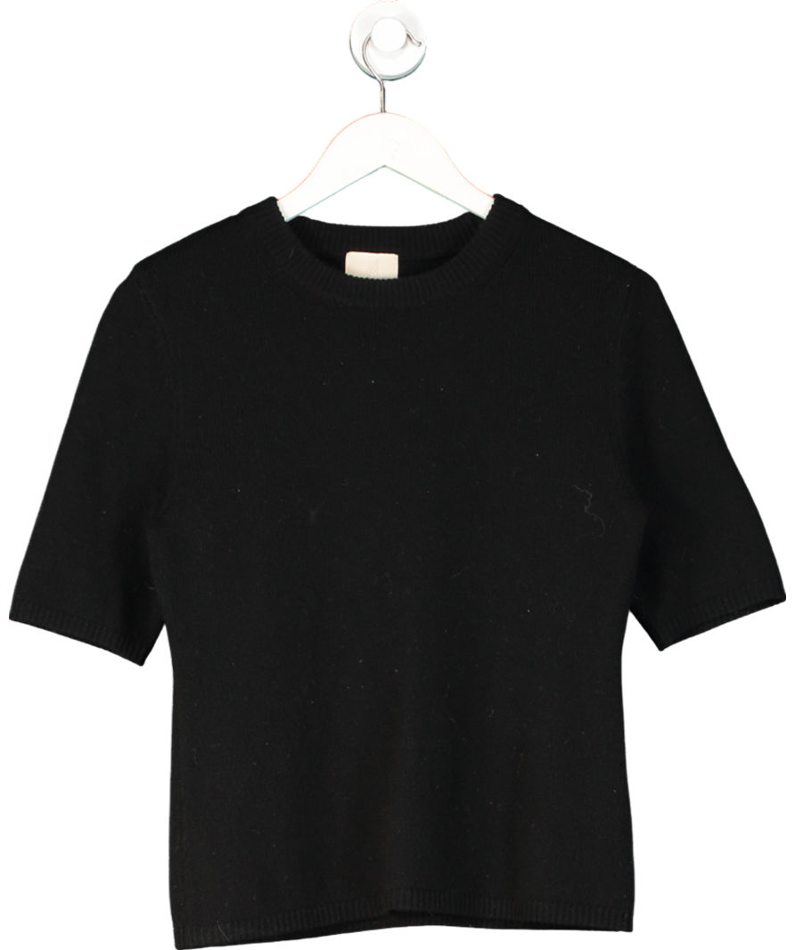 H&M Black Knitted 100% Cashmere  T Shirt UK S