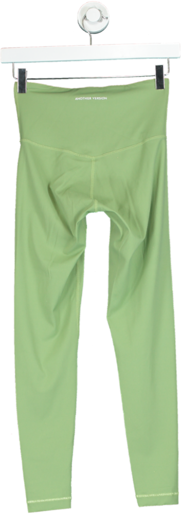 Another Version Green High-Waisted Leggings UK M