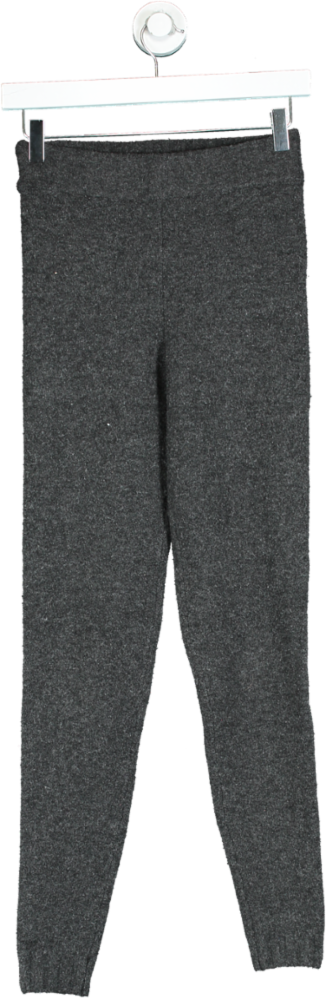 H&M Charcoal Ribbed Leggings UK XS