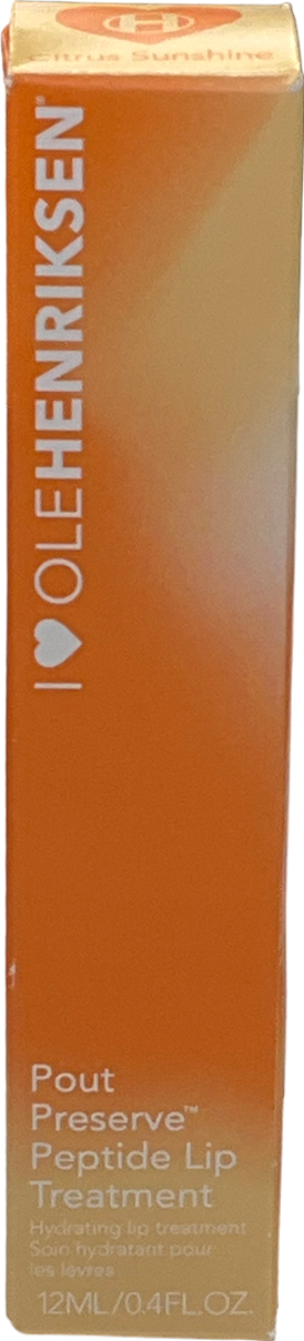 olehenriksen Pout Preserve Peptide Lip Treatment Citrus Sunshine 12ml