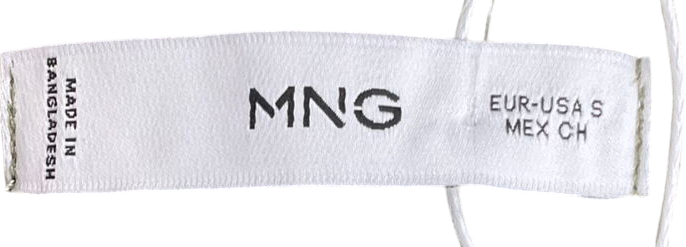 MANGO Green Knitted Top With Wide Straps UK S