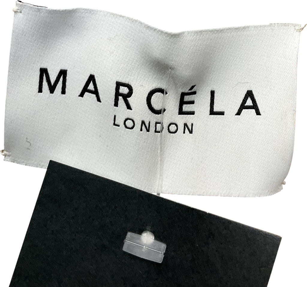 Marcela Beige Maia Wool Coat With Scarf One Size