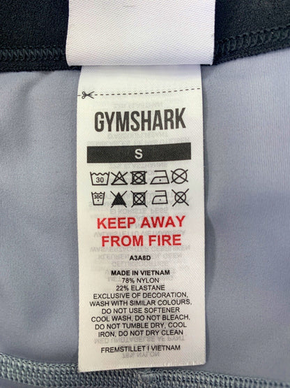 Gymshark Grey Cycling Shorts with Black Waistband Small