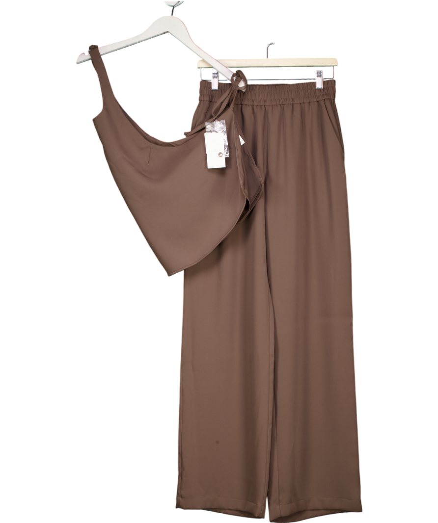 Kookai Brown Maria Core Top And Trouser Set UK 8