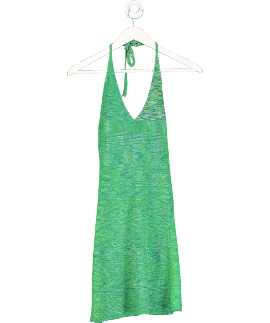 Rumours Green Knit Midi Dress UK S