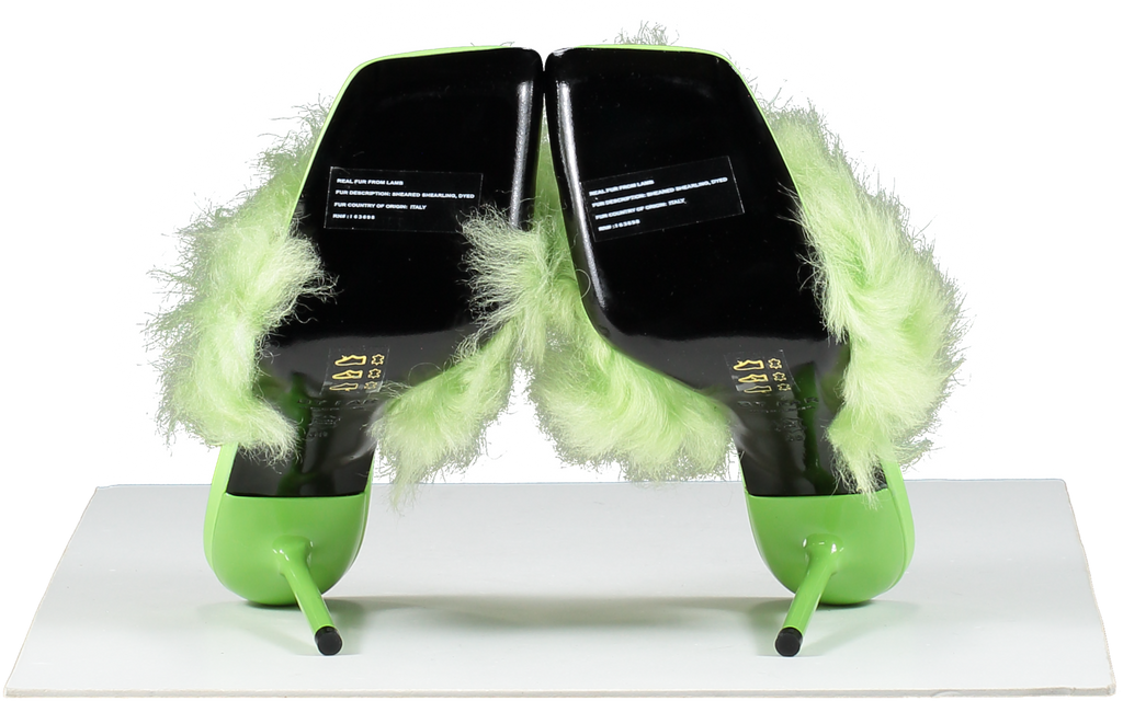 BY FAR Green Kenny Fresh Toscana Mule UK 5 EU 38 👠