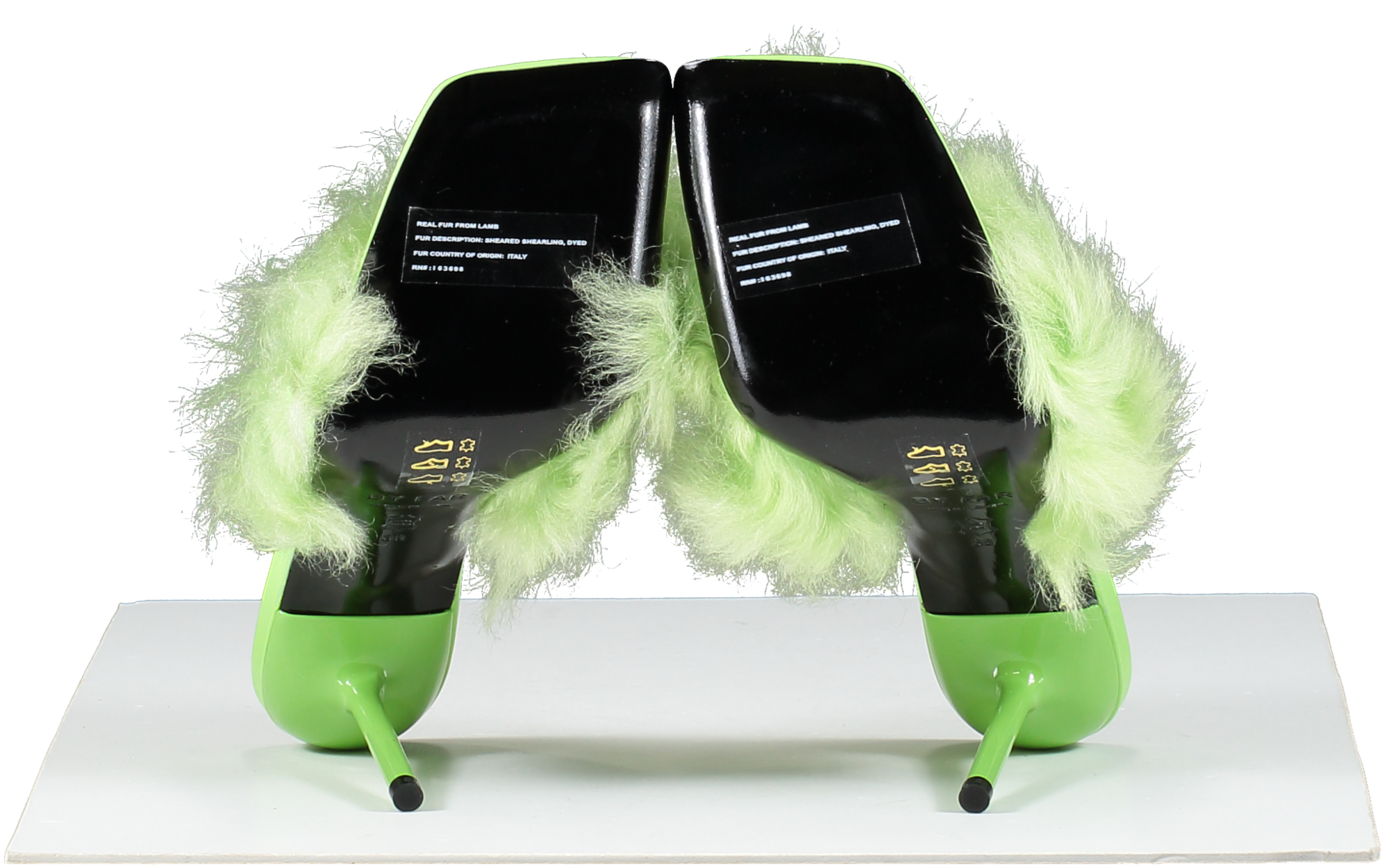 BY FAR Green Kenny Fresh Toscana Mule UK 5 EU 38 👠