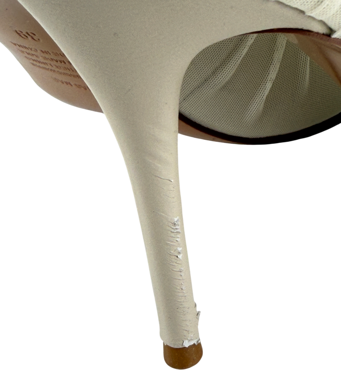 ALIAS MAE Cream Dea Heels UK 6 EU 39 👠