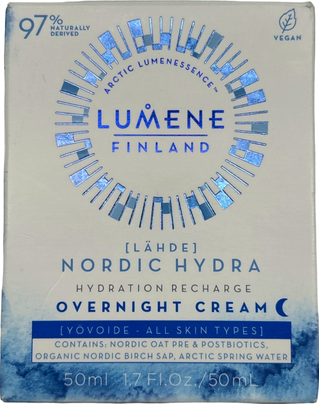 Lumene Nordic Hydra Hydration Recharge Overnight Cream 50ml