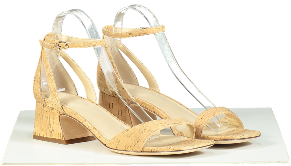 J.McLaughlin Beige Cork Sandals UK 7 EU 40