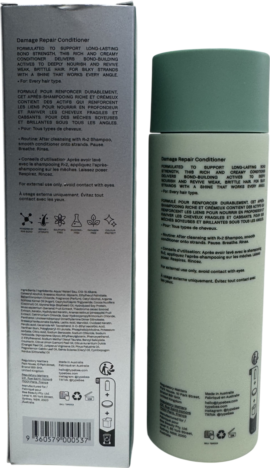 Typebea Protective Conditioner To Hydrate + Heal 250ml