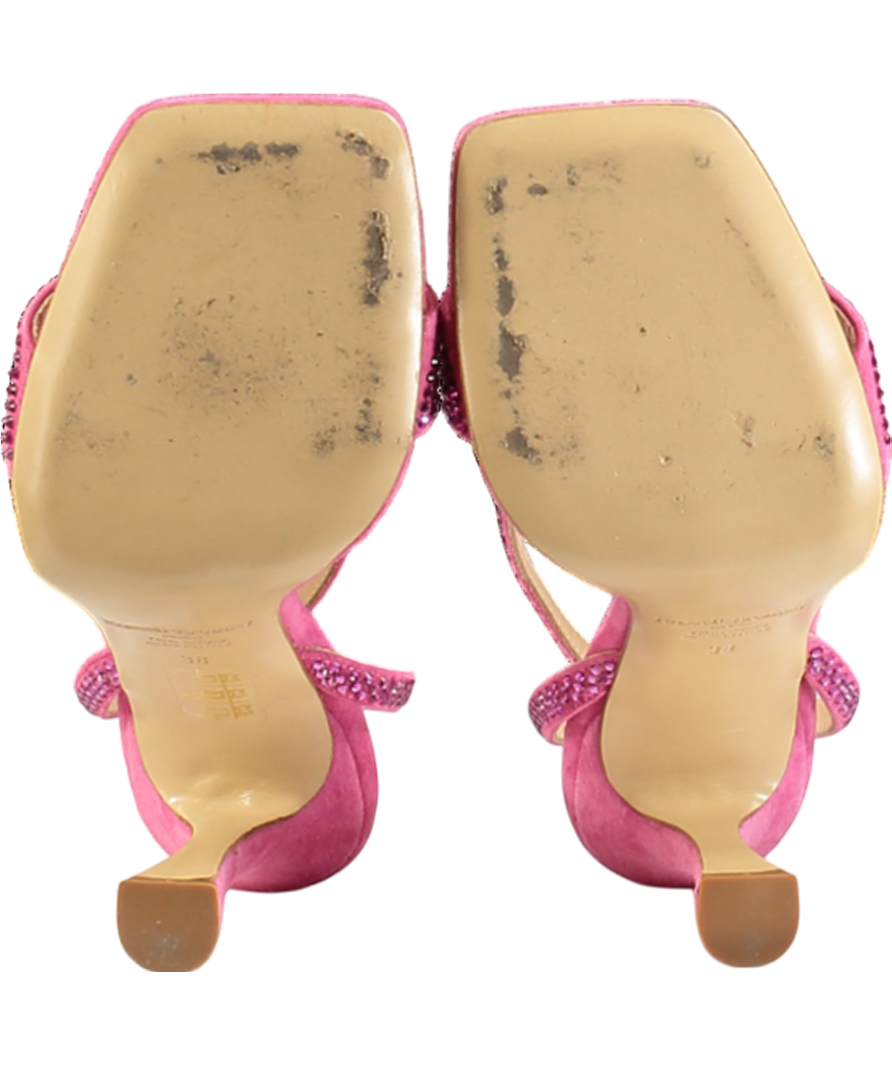 Russell & Bromley Pink Cosmo Strappy Heeled Suede Sandal UK 5 EU 38 👠