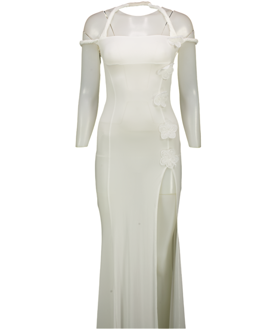 JOHANSEN White Elora Dress UK XS