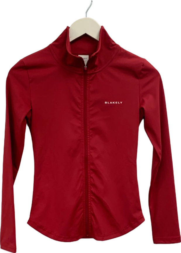 Blakely Red Zip-Up Jacket UK S