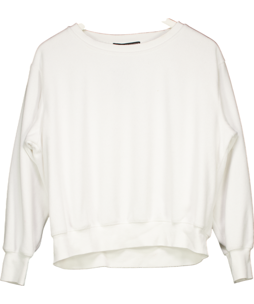 Perfect Moment White Misty Terry Sweatshirt UK M