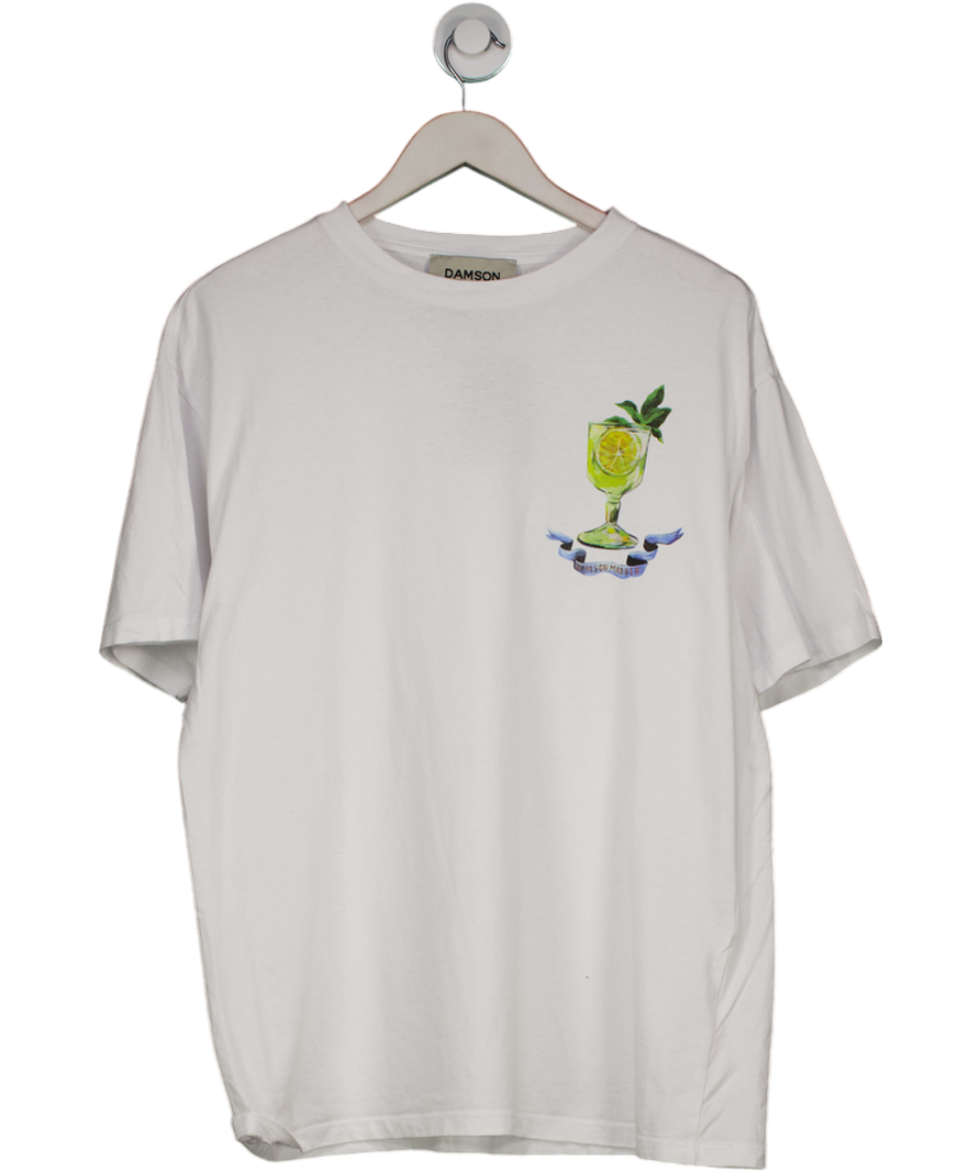 Damson Madder White Limoncello Tee UK 12