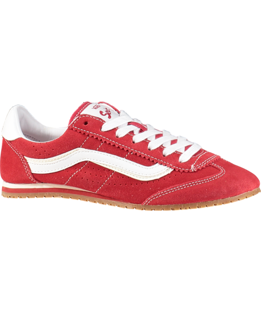 VANS Red Super Lowpro Retro Trainers UK 4.5 EU 37.5 👠