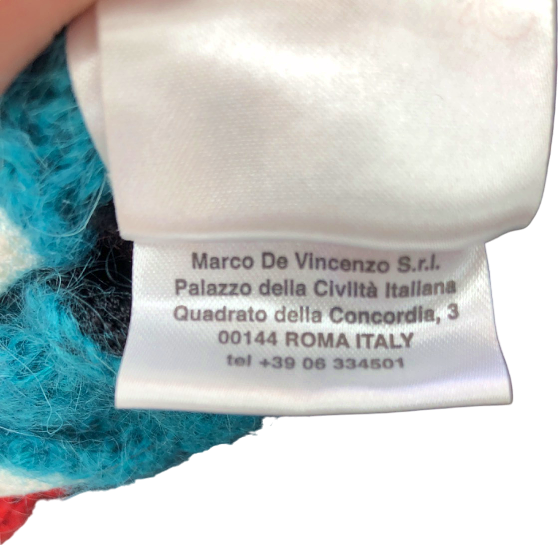 Marco De Vincenzo Multicolour Striped Cardigan UK 10