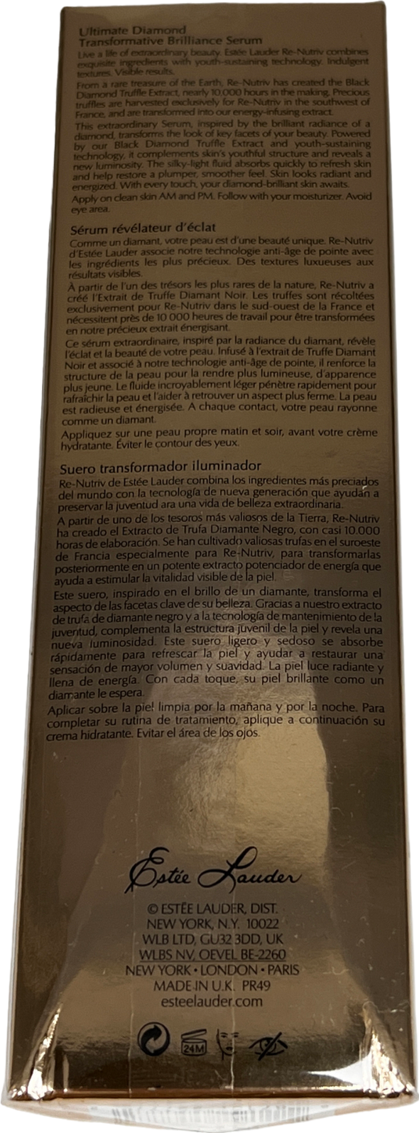Estee Lauder Re-nutriv Ultimate Diamond Transformative Brilliance Serum 30ml