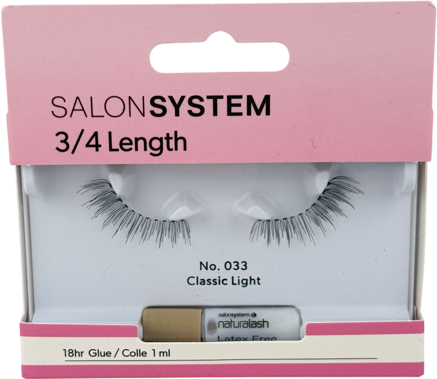 SALON SYSTEM Strip Lash 011 3/4 Length 055 One size