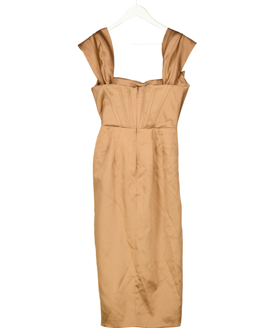 House of CB Beige Corset Style Dress UK 10