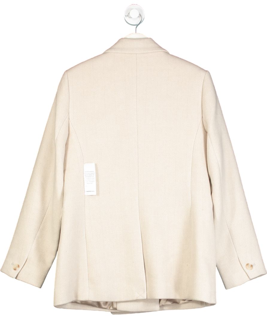 FOREVER NEW Cream Whitney Wool Blazer UK 14