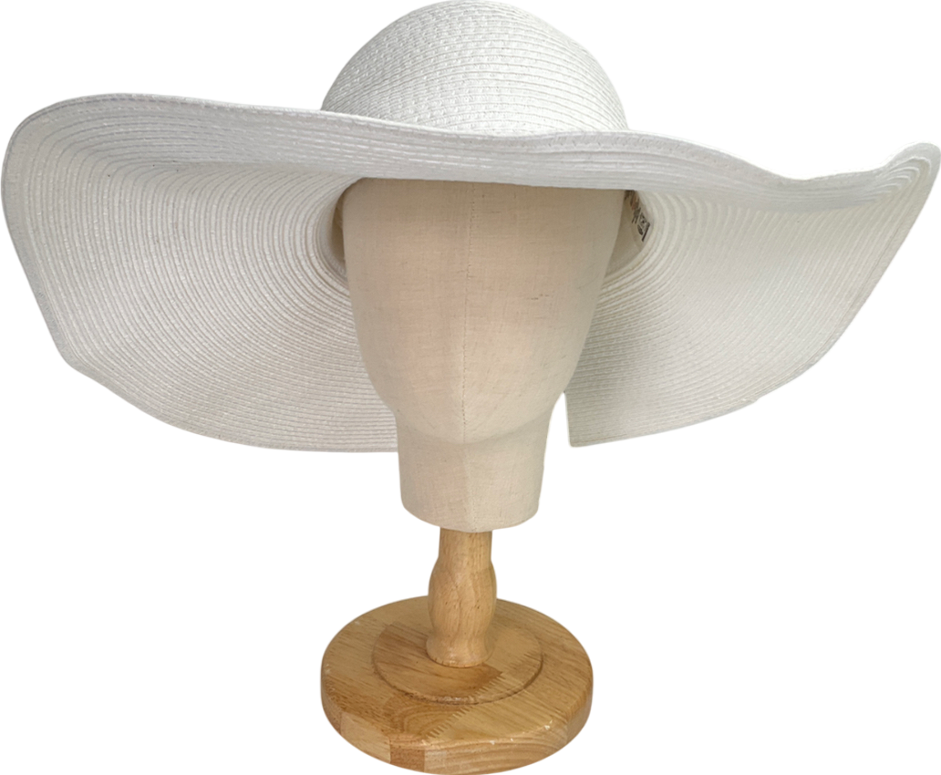 South Beach White Floppy Hat