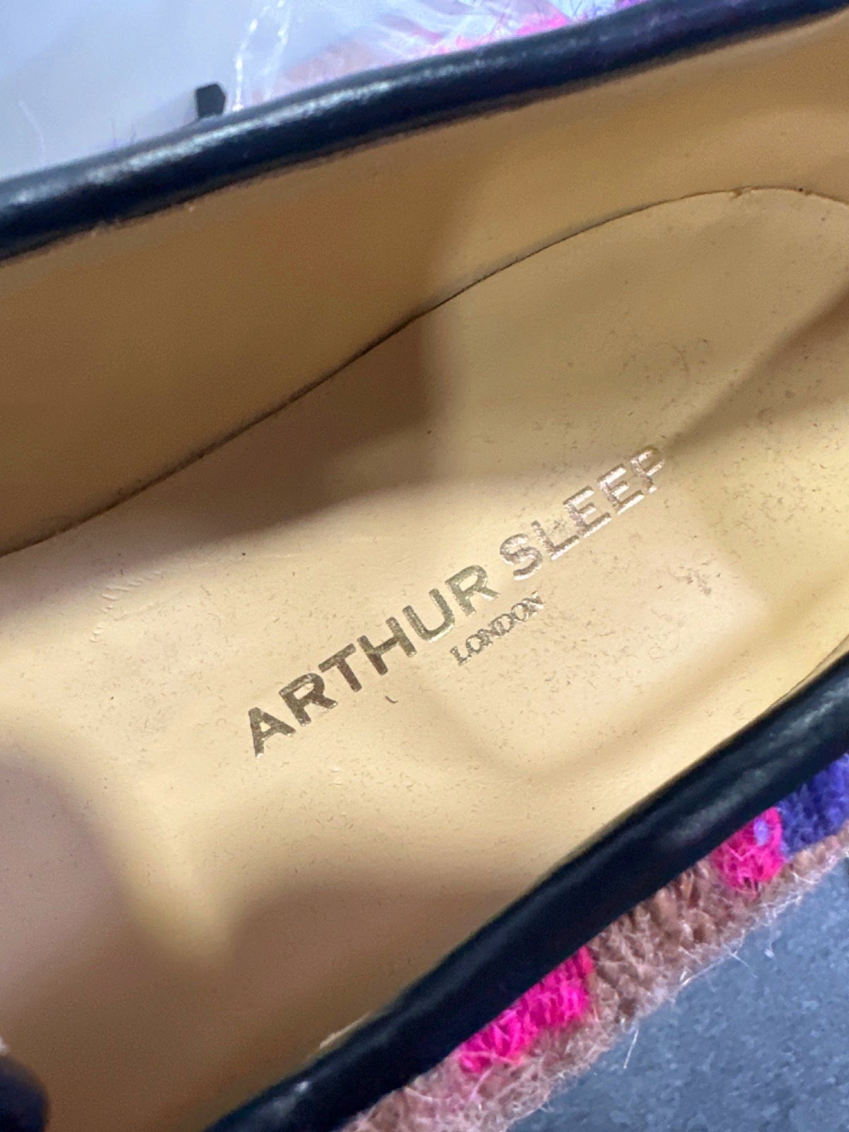 Arthur Sleep Albert Multicolour Kilim Slipper Loafers UK 11