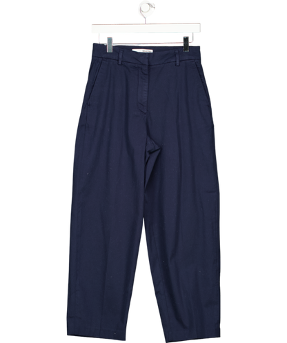 Selected Femme Blue Merla High Waisted Extra Wide Pant UK 8