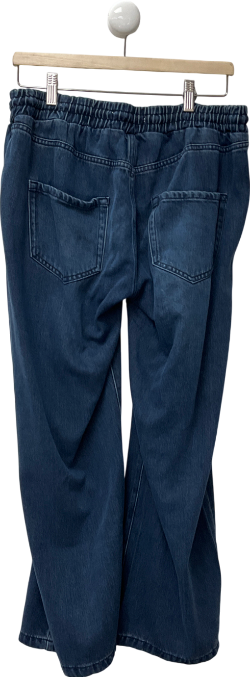 Seraphina Blue Chambray Denim Trousers UK 10