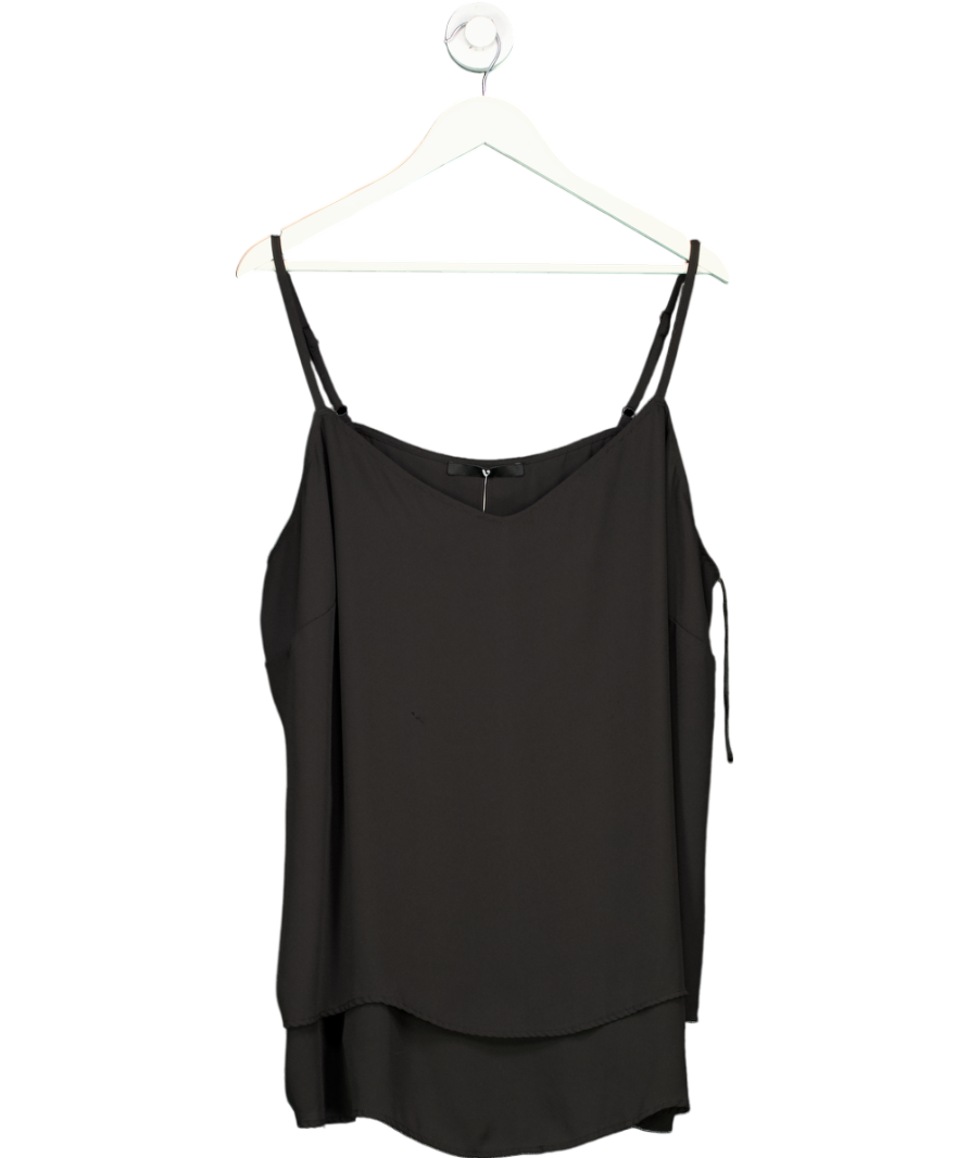 Yours Black Curve Layred Camisole UK 24