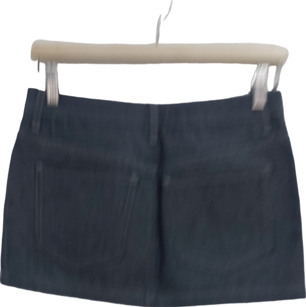 Topshop Blue Mini Pelmet Denim Skirt UK 8