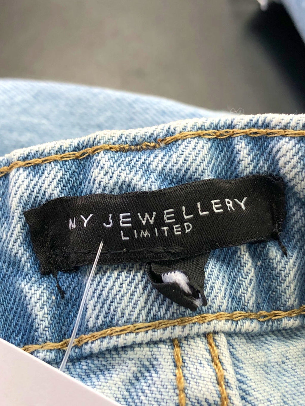 MY JEWELLERY Light Blue Denim Jeans UK S