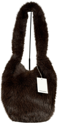 Holzweiler Brown Reiko Furry Tote One Size
