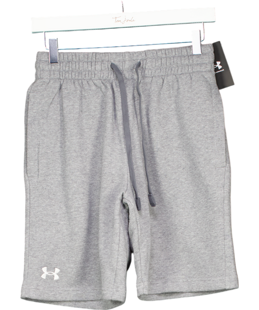 Under Armour Grey Rival Fleece Shorts UK S/M