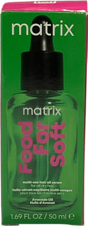 matrix Food For Soft Multi-use Hair Oil Serum Infused With Avocado Oil For All Dry Hair 50ml