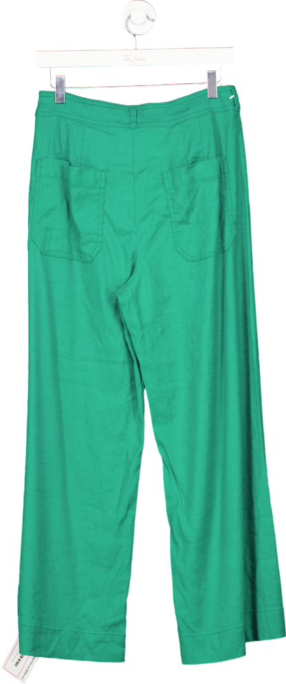 ANTHROPOLOGIE Maeve Green Wide Leg Trousers Size W30