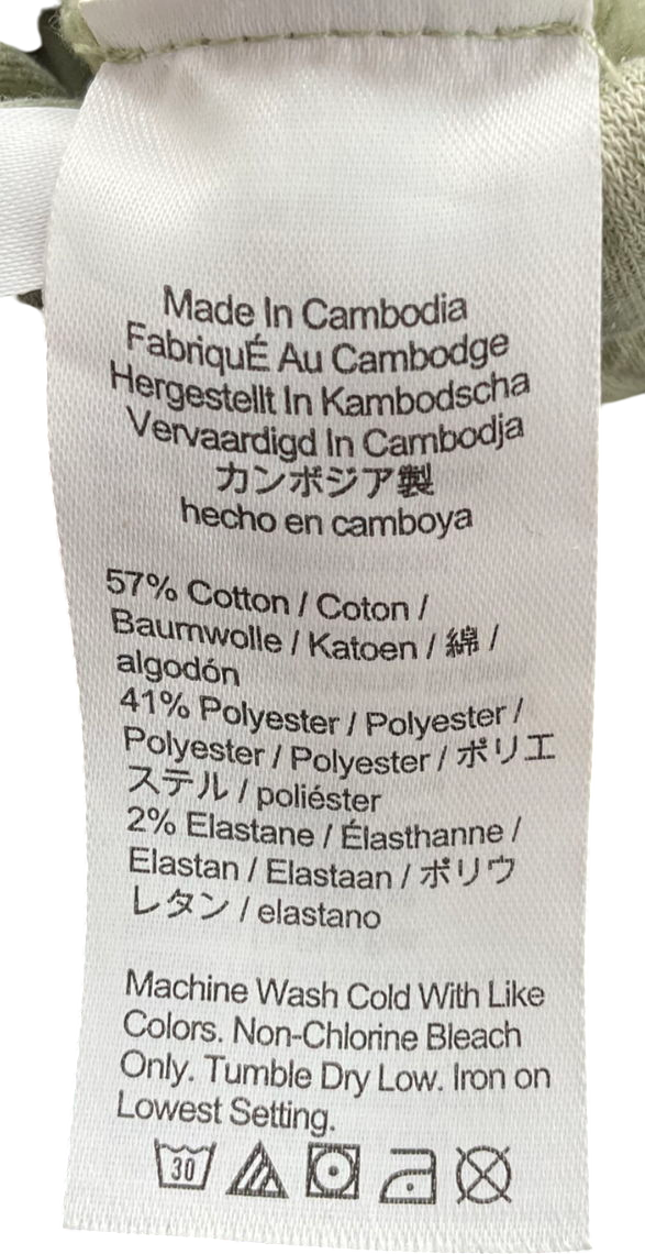 J.crew Green Cotton Jogger Shorts UK XS