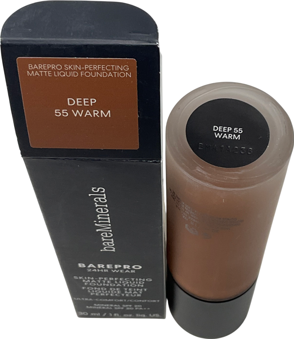 bareMinerals Barepro 24hr Matte Comfort Liquid Foundation Mineral Spf20 55 30ml