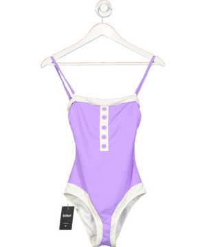 Always on Holiday Purple Lavender One Piece Swimsuit UK XS