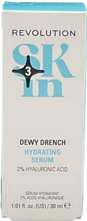 Revolution Dewy Drench 2% Hyaluronic Acid Hydrating Serum 30ml