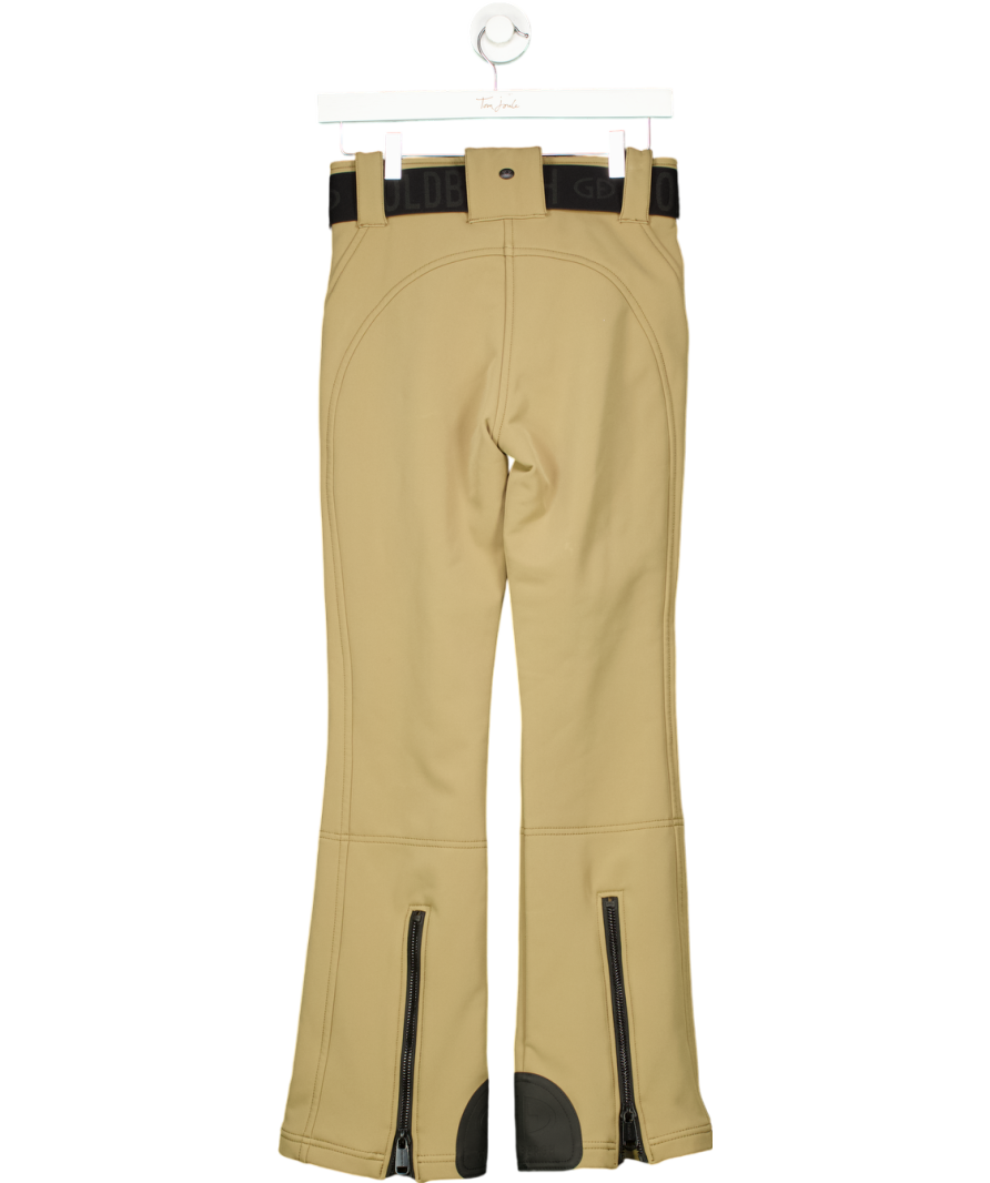 Goldbergh Beige Pippa Belted Flared Ski Pants UK 8
