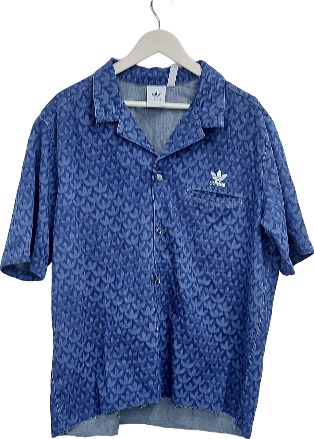adidas Blue Mono Shirt UK XL
