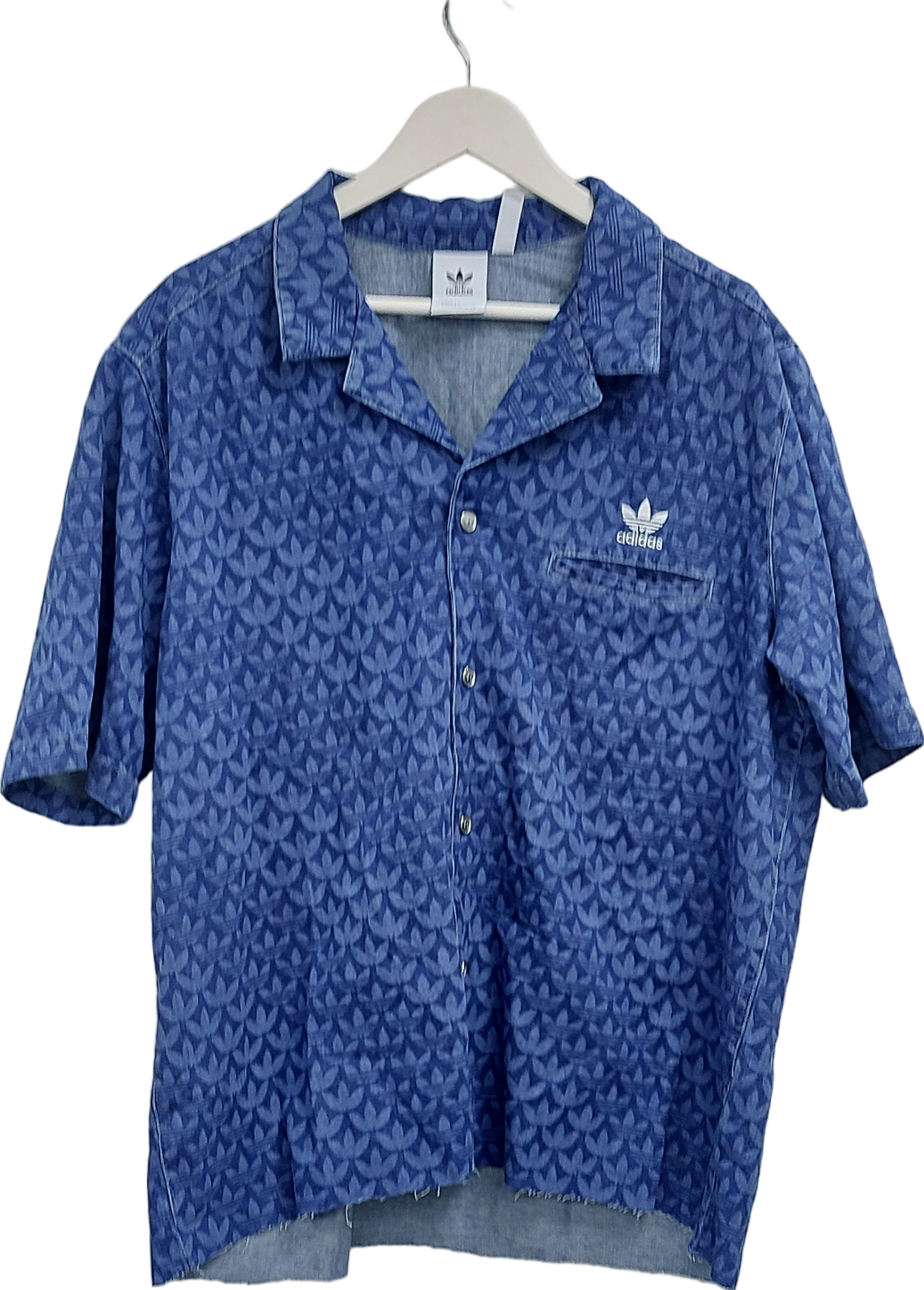 adidas Blue Mono Shirt UK XL